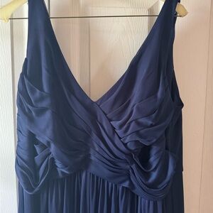 David’s Bridal Navy Bridesmaid Dress Plus Size